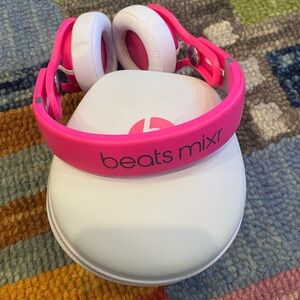 Beats Pink Mixr Headphones Beats by Dre